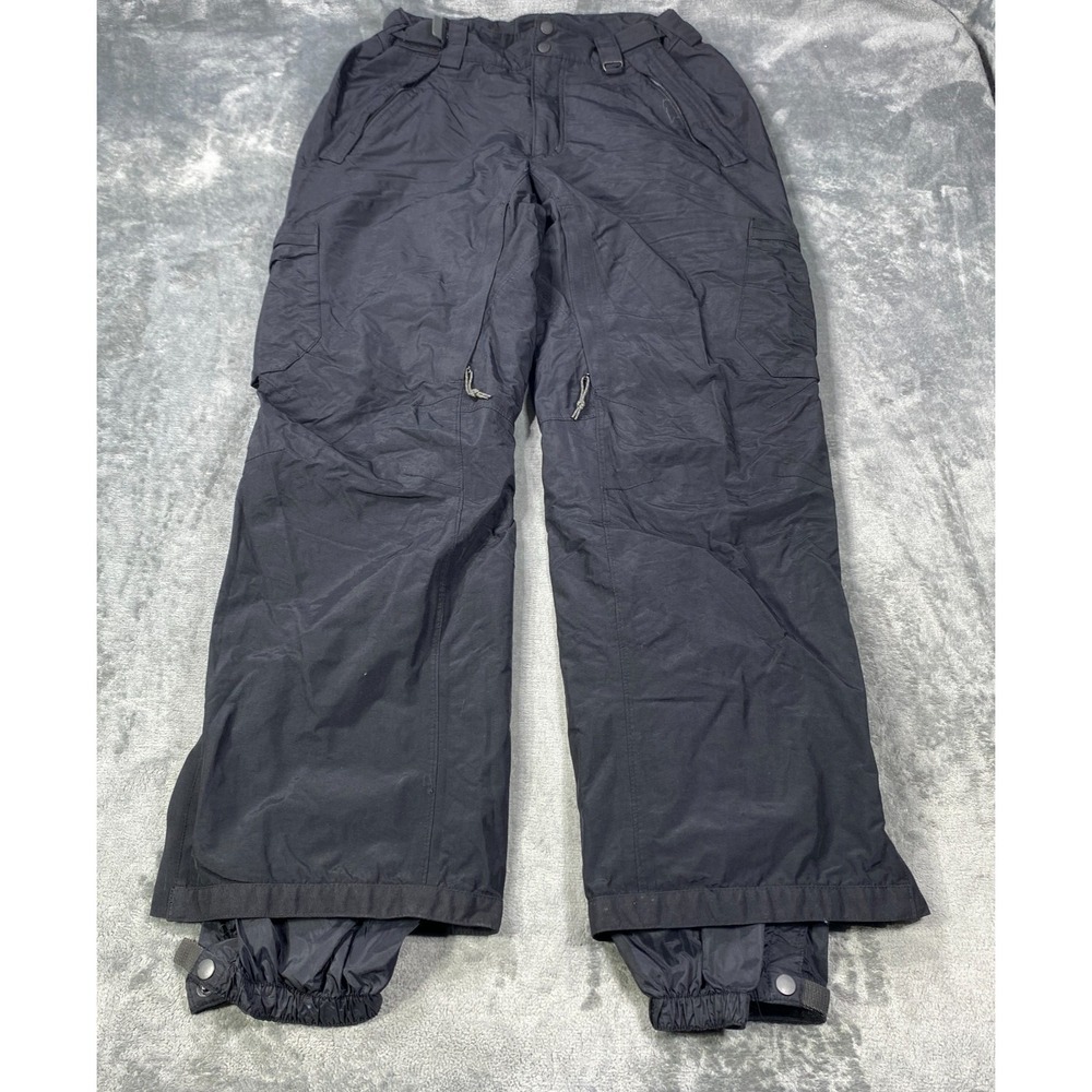 Columbia Titanium Snow Pants Mens Medium Black Omni-Tech Insulated Ski Snowboard